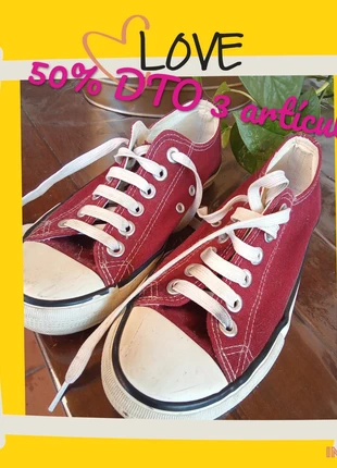 Zapatillas rojas talla 36 star (50% DTO lote 3 artículos 💥), marca: Start, estado: Bueno, tamaño: 36, 2,00 €, 2,80 € Protección al comprador incluida