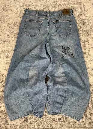 Pantalon baggy jean large skater handmade streetwear style JNCO y2k brodé peinture Carpenter hiphop, brand: JNCO, condition: Very good, size: L, €50.00, €53.20 includes Buyer Protection Pro