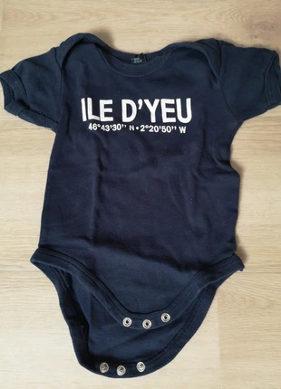 Body Île d'yeu 3 à 6 mois, marque: Ye, état: Très bon état, taille: 3-6 mois / 62 cm, 2,50 €, 3,33 € Protection acheteurs incluse
