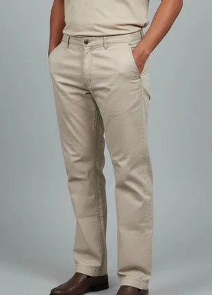 Burberry Straight Fit Beige Trousers Size 52 Signature Check Lining, merk: Burberry, staat: Goed, maat: W42 | FR 52, € 15,00, € 16,45 inclusief Kopersbescherming