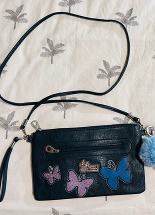 Petit sac Minnie Disney – Papillons & Pompon fluffy, brand: Disney, condition: New without tags, €5.00, €5.95 includes Buyer Protection