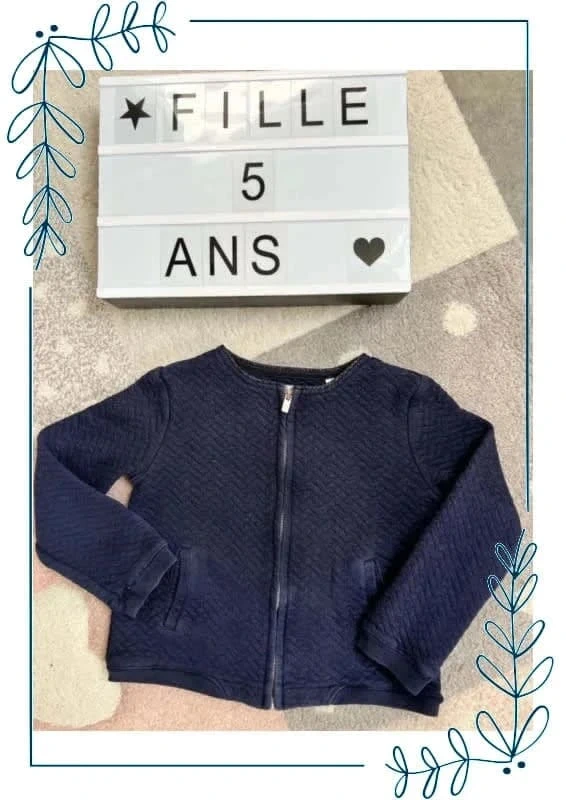 Veste okaidi marine 5 ans