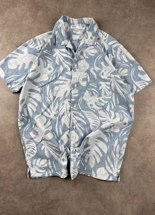 Chemise hawaïenne bleu clair à fleurs taille M homme Sonoma en coton - CHE0202, marque: Vintage Dressing, état: Très bon état, taille: M, 8,00 €, 9,10 € Protection acheteurs (Pro) incluse