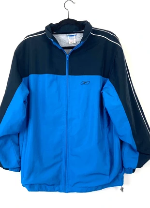 Vintage blue Reebok track jacket, brand: Reebok, condition: Very good, size: M, £14.00, £15.40 includes Buyer Protection