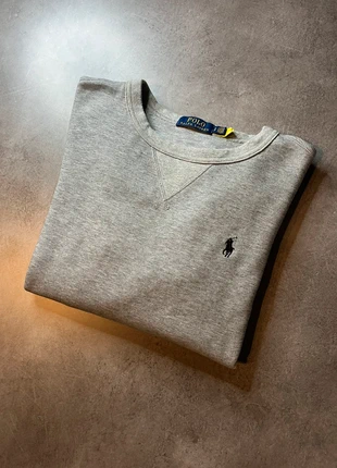 Hoodie / Pull Ralph Lauren gris clair logo brodé noir style streetwear - Très bon état - Taille S, merk: Ralph Lauren, staat: Heel goed, maat: S, € 40,00, € 42,70 inclusief Kopersbescherming