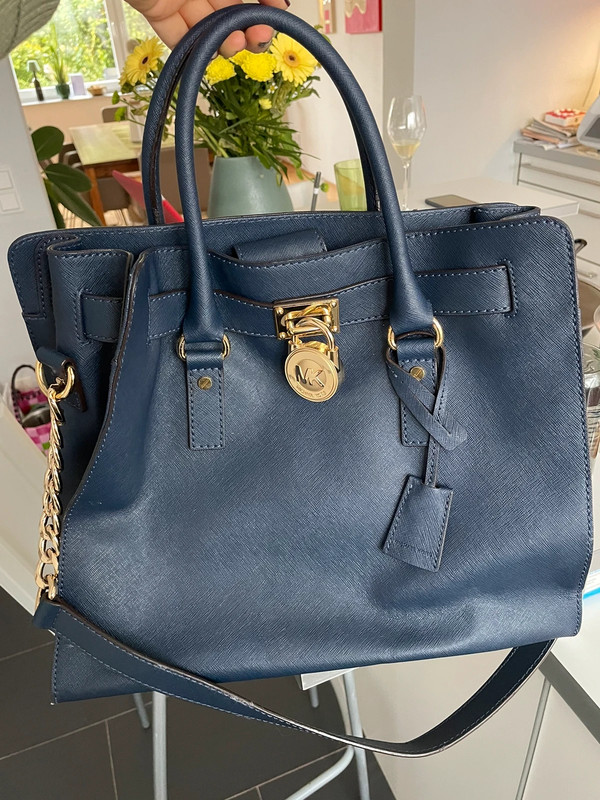 Michael Kors Hamilton Tasche dunkelblau Vinted