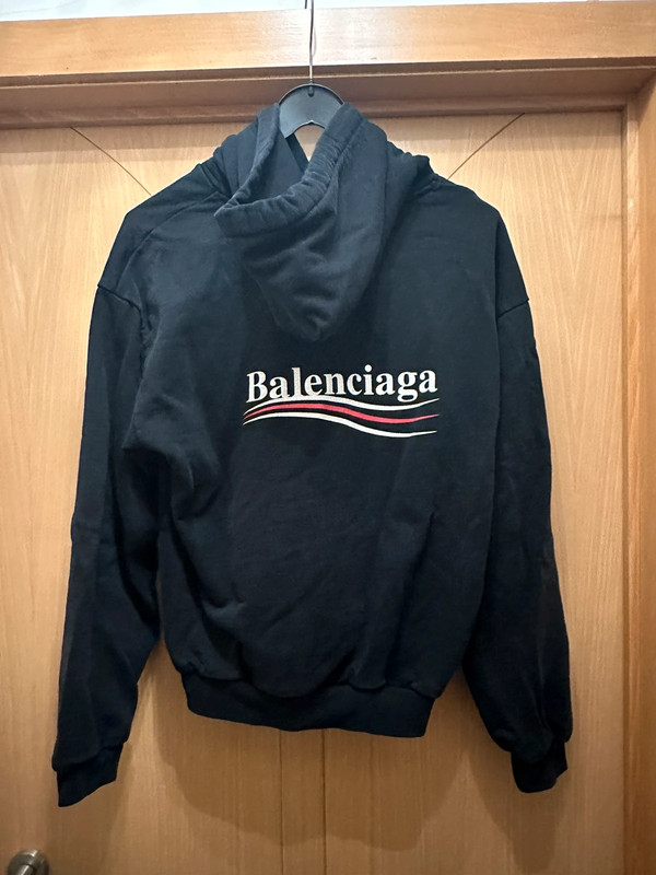 Balenciaga Wave Hoodie Black