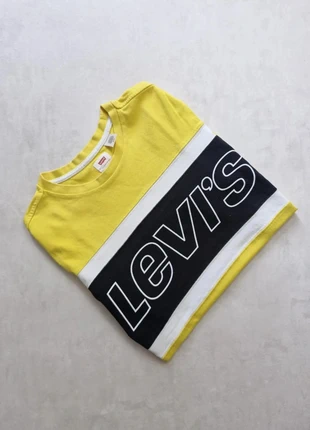 T-shirt Levi's jaune femme avec bande logo – Taille S, marque: Levi's, état: Très bon état, taille: S / 36 / 8, 9,00 €, 10,15 € Protection acheteurs incluse