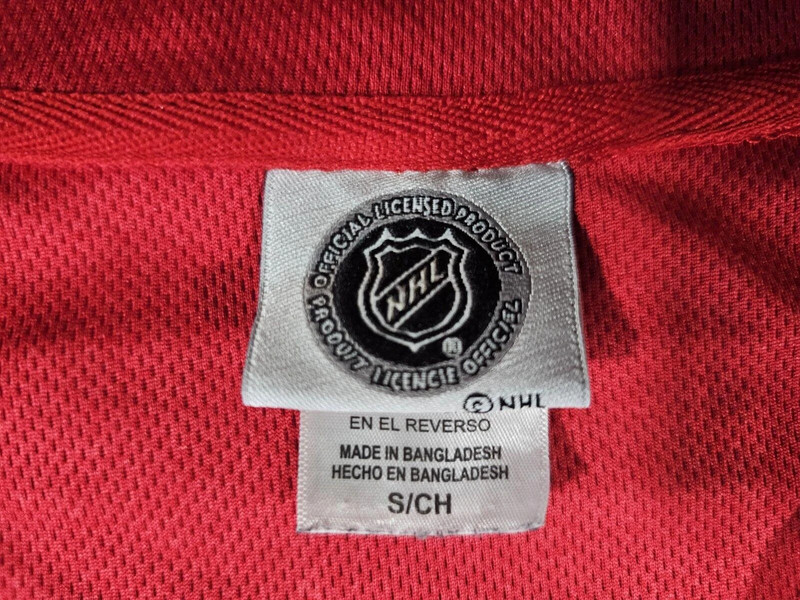 Chicago Blackhawks Nhl 1/4 Zip Red Sweatshirt Small Pullover 3