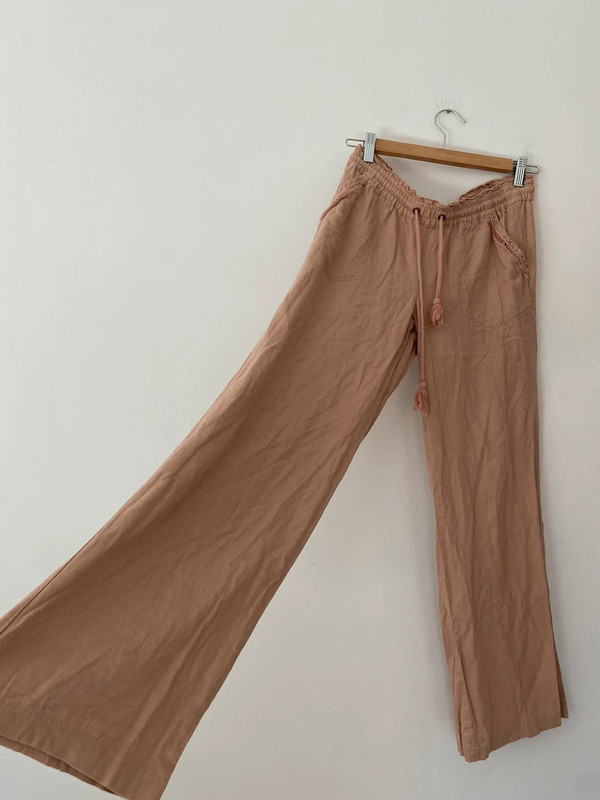 Linen wide leg pants 1