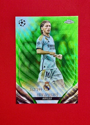 Luka Modric Topps chrome 2024 Green 362/399 Real Madrid football card, brand: Topps, condition: Very good, £5.00, £5.95 includes Buyer Protection Pro