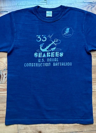 T-Shirt "U.S.Navy Seabees" Buzz Rickson taille S, merk: Buzz Rickson, staat: Nieuw zonder prijskaartje, maat: S, € 65,00, € 68,95 inclusief Kopersbescherming