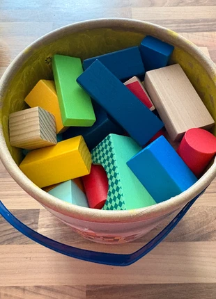 Wooden blocks, brand: Mini Brands, condition: Very good, size: Preemie, up to 44cm, £3.00, £3.54 includes Buyer Protection