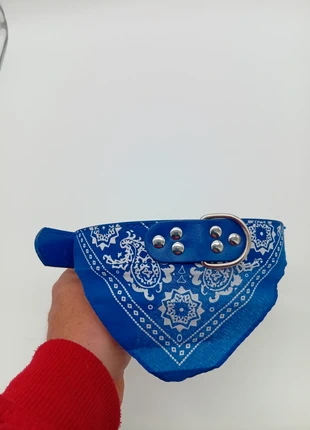 Collier bandana bleu foncé pour chien – Taille 58 cm, estado: Novo sem etiquetas, tamanho: L, €5.00, €5.95 inclui Proteção do Comprador Pro