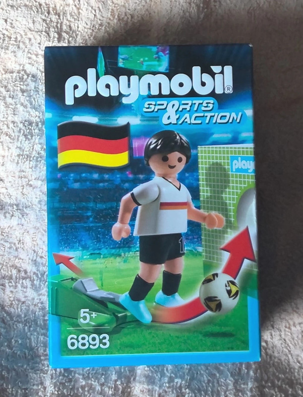 Boîte de Playmobil Sports & Action 6893 : Joueur de foot Allemand - NEUF 1