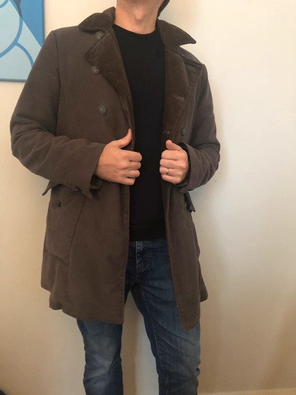 manteau armani jeans homme