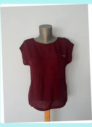 T-shirt Soie Bordeaux – The Kooples – Taille M 👕, merk: The Kooples, staat: Heel goed, maat: M / 38 / 10, € 25,81, € 27,80 inclusief Kopersbescherming