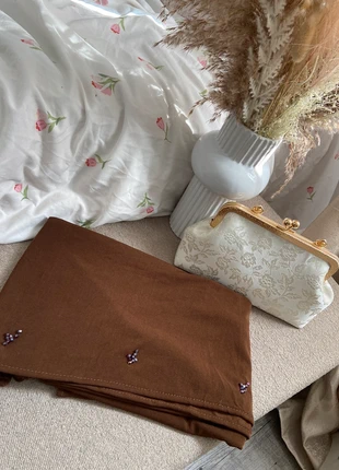 Hijab en jersey premium broder à la main, brand: Bel Hijab, condition: New with tags, €9.95, €11.15 includes Buyer Protection