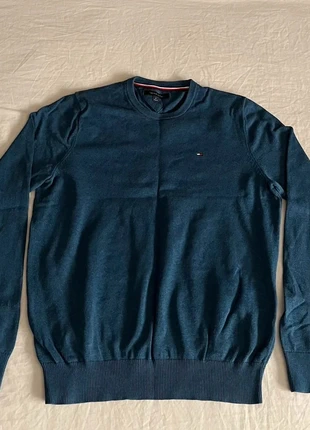 Tommy Hilfiger Pull homme bleu marine col V - Taille M, brand: Tommy Hilfiger, condition: Very good, size: M, €22.00, €23.80 includes Buyer Protection