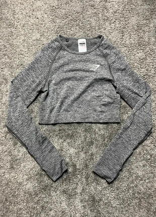 Haut/Top Gris Gymshark Adapt Vital Seamless Fitness Musculation, brand: Gymshark, condition: Very good, size: S / 36 / 8, €10.00, €11.20 includes Buyer Protection