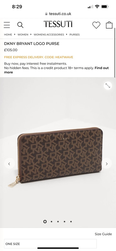 Brown Leather Women s DKNY large purse Vinted