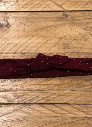 Bandeau Bordeaux à pois blanc , marke: Création Française, zustand: Neu, 8,00 €, 9,10 € beinhaltet Vinted-Käuferschutz Pro