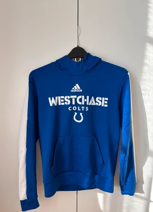 Sweat addidas bleu, marca: adidas, estado: Muito bom, tamanho: S / 36 / 8, €4.00, €4.90 inclui Proteção do Comprador