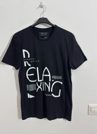 💈 T-shirt noir homme Jules, 100% coton, taille M (X228), marque: Jules, état: Très bon état, taille: M, 4,00 €, 4,90 € Protection acheteurs incluse