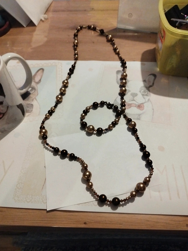 Collier + bracelet