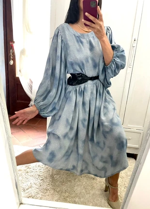 Una cascata di pura seta 🩵 Stupendo abito vintage anni 80 Pancaldi, marque: Abito vintage anni 80 Pancaldi, état: Très bon état, taille: Autre, 176,00 €, 185,50 € Protection acheteurs incluse