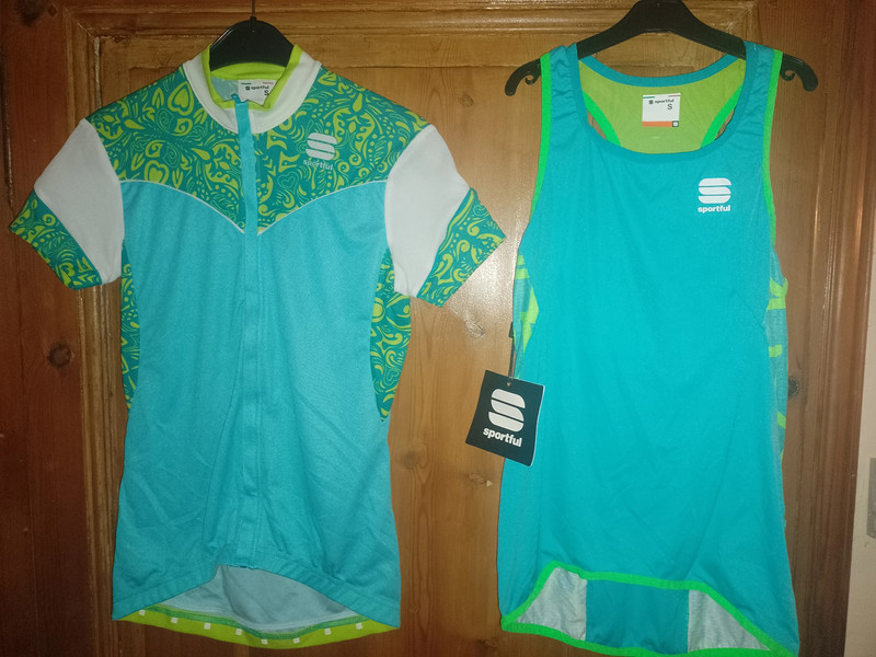 Lot de 2 maillots cycliste femme  Sportful taille S Neuf 1
