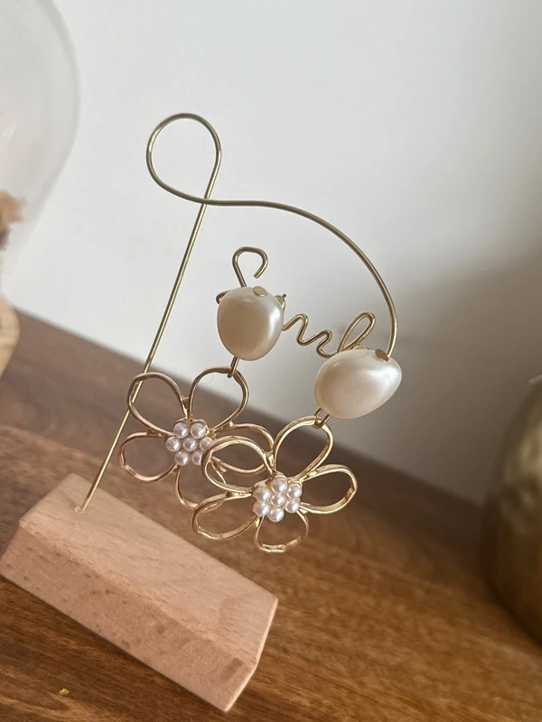 Boucles d’oreilles fleurs d’été - photo numéro 2