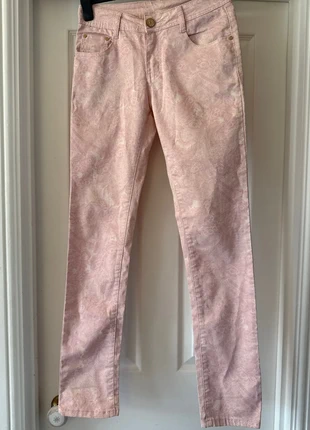 Pink Paisley Patterned Jeans, brand: NO LABEL, condition: Very good, size: S / UK 8-10, £3.00, £3.85 includes Buyer Protection