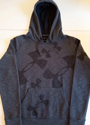 Sweat à Capuche Under Armour - Logo Allover - Gris et Noir (Taille S), marque: Under Armour, état: Bon état, taille: S, 9,00 €, 10,15 € Protection acheteurs incluse