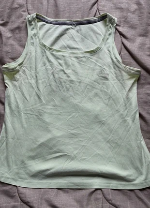 Canotta Vintage Sportiva Adidas Donna – Verde Chiaro, merk: Vintage Dressing, staat: Heel goed, maat: S / 36 / 8, € 2,99, € 3,84 inclusief Kopersbescherming