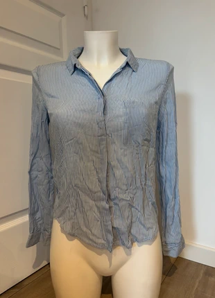 Chemise rayée bleu et blanc légère taille XS, marca: Gémo, estado: Muy bueno, tamaño: XS / 34 / 6, 5,00 €, 5,95 € Protección al comprador incluida