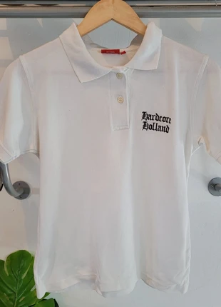 Unisex polo Hardcore Holland, merk: Hardcore Holland, staat: Heel goed, maat: S, € 25,00, € 26,95 inclusief Kopersbescherming