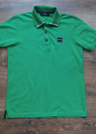 Hugo boss polo on sale green square