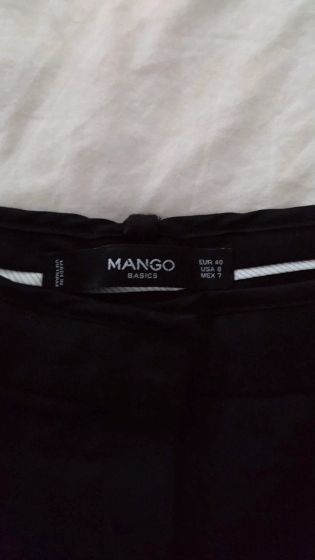 Pantalon de tailleur noir Mango 5