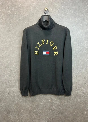 Pull Col Roulé Tommy Jeans Noir L Homme Brodé logo, brand: Tommy Jeans, condizioni: Ottime, taglia: L, €35.00, €37.45 include la Protezione acquisti