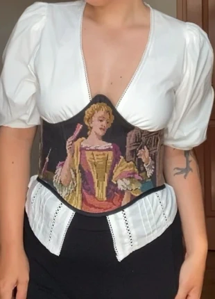 corset belt, merk: Handmade, staat: Nieuw zonder prijskaartje, maat: XS / 34 / 6, € 79,00, € 83,65 inclusief Kopersbescherming Pro