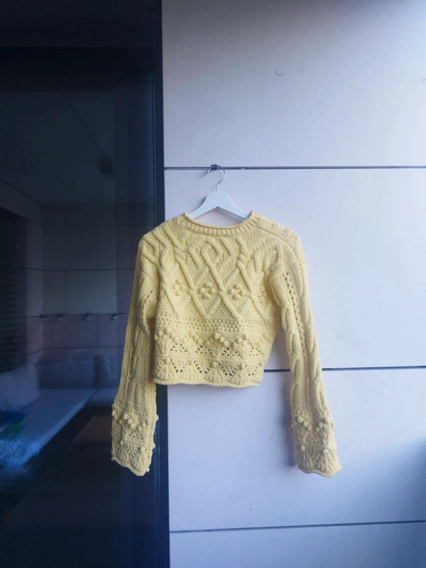 Yellow summer pullover