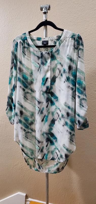 Mossimo Long Tunic Blouse 1