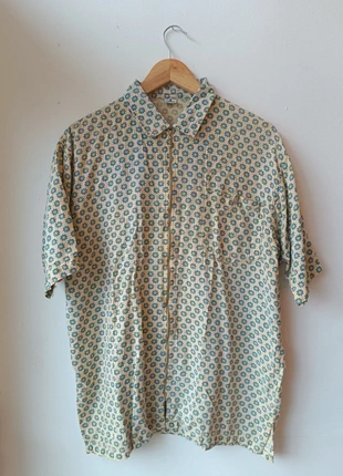 Vintage flower print zip up shirt, brand: Vintage, condition: Very good, size: M, £12.00, £13.30 includes Buyer Protection