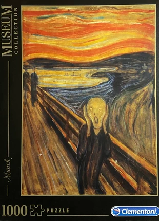 Puzzle 1000 piezas El Grito Clementoni Museum Collection, merk: Clementoni, staat: Nieuw zonder prijskaartje, maat: Universeel, € 16,00, € 17,50 inclusief Kopersbescherming