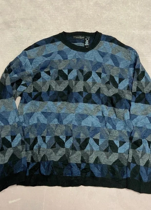 Vintage Knitted Jumper Abstract Patterned Grandad Knit Sweater Men's Xl, brand: other, condition: Very good, size: XL, £22.00, £23.80 includes Buyer Protection Pro