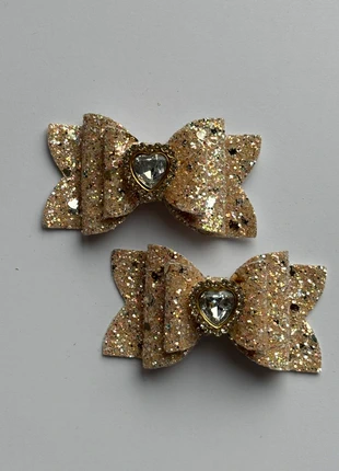 Haarclipjes champange goud met glitter, marca: merkloos, estado: Novo com etiquetas, €1.99, €2.79 inclui Proteção do Comprador Pro