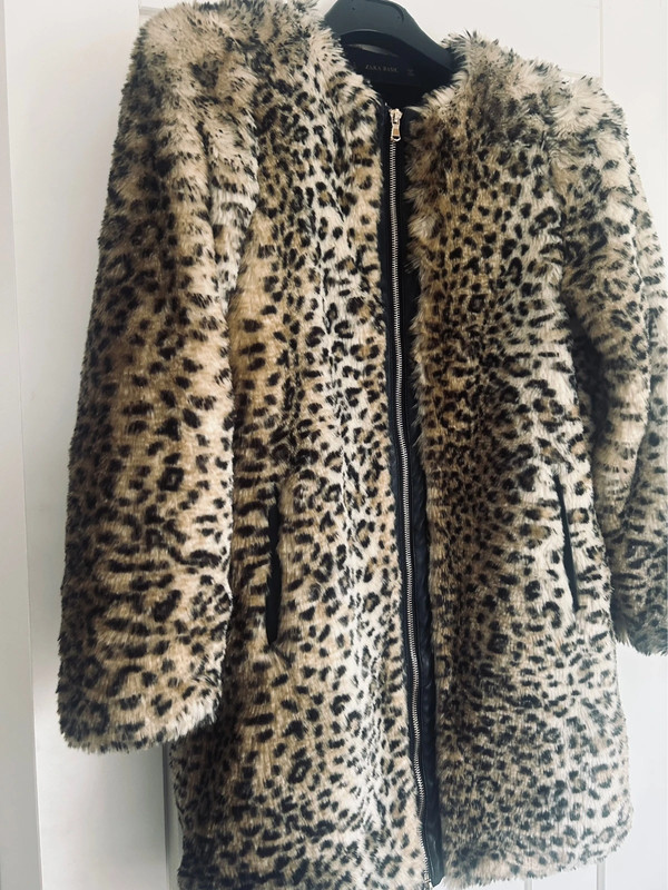 Leopard clearance coat zara