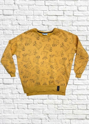 Disney Lion King Sweatshirt XS Jumper Simba Print Yellow, brand: Disney, condition: Very good, size: XS / 6, £8.00, £9.10 includes Buyer Protection Pro