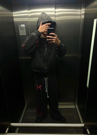 Tracksuit Lonsom Rhinestones Diamond Y2K Designer Streetwear Fashion Diamond Ice Ensemble Jogging, marque: Chrome Hearts, état: Très bon état, taille: L, 120,00 €, 126,70 € Protection acheteurs incluse